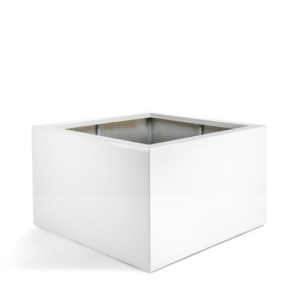 potten en vazen gemaakt uit een mix van polyester en steenpoeder (fiberstone). Dit is een perfecte combinatie van materialen