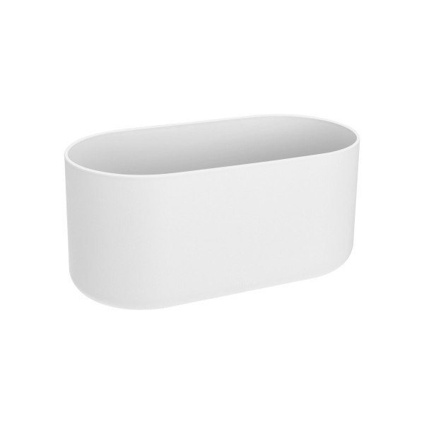 een breedte van 14 centimeter en een lengte van 27 centimeter. Naast de kleur wit is dit product ook verkrijgbaar in het groen