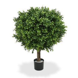 De kunst Buxus Bol Deluxe 50 cm is gemaakt van pvc-plastic