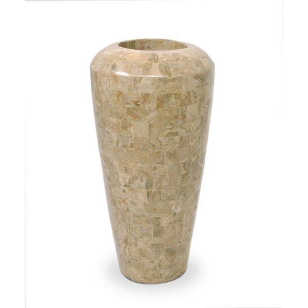 GEO Vase 35x72 cm - cappuccino