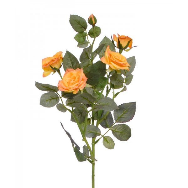 Kunst Trosroos deluxe 72 cm oranje