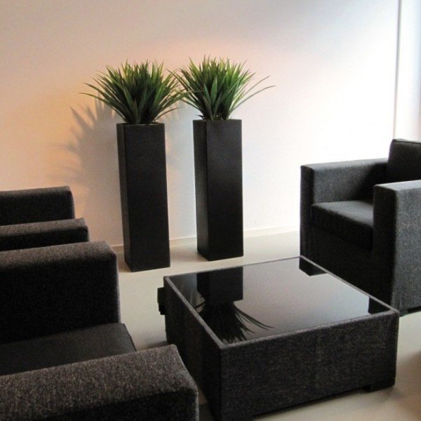 De kunststof zuil Mod'O Alto is een luxe plantenbak uit het topsegment. De strak vormgegeven zuil past perfect in een modern interieur en is uitgerust met een mooie dikke bovenrand. De afmetingen van de Mod'O Alto: # buitenmaat: 26 x 26 x 95 cm # binnenmaat: 21 x 21 x 27