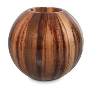 Echte bananenbladeren maken van de NATURA BANANA plantenpot een natuurlijk hoogtepunt in de decoratie. Met de hand aangebrachte bananenbladeren garanderen de bijzonder natuurlijke en exotische uitstraling van de bolvormige BANANA-plantenbakken