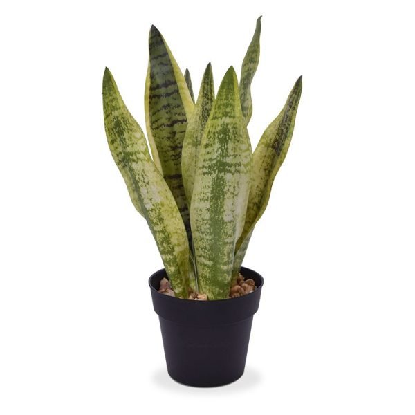 Sansevieria kunstplant 30 cm bont