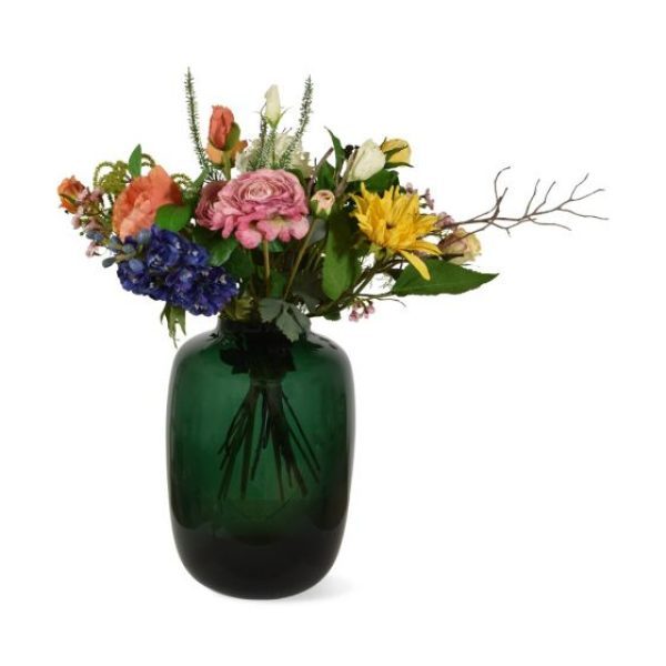 Bloemenvaas Artic M 35x 25 cm donkergroen 3