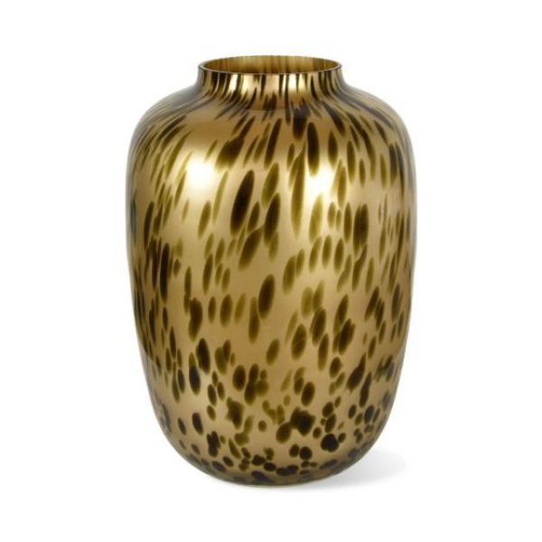 Bloemenvaas Artic M 35x 25 cm gouden cheetah 1