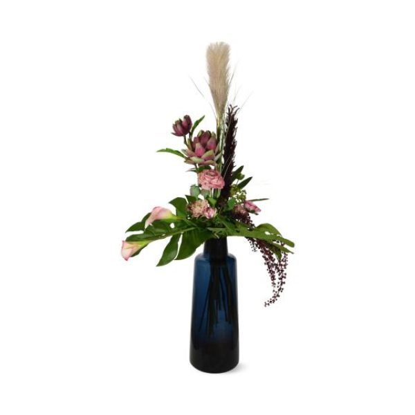 Bloemenvaas Jana 50x 19 cm blauw 3