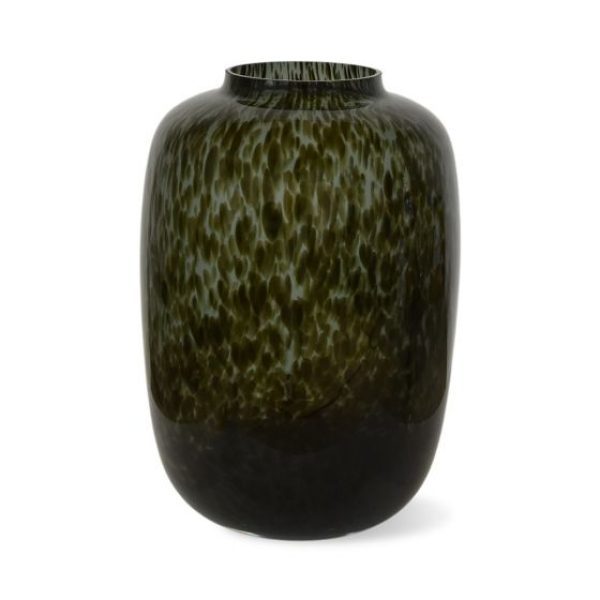Bloemenvaas Kara M 35x 25 cm grijze cheetah 1