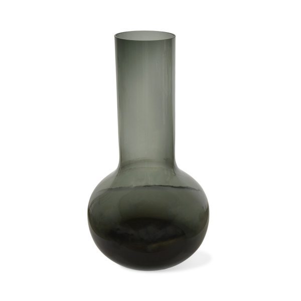 Bloemenvaas Seim 50x 28 cm - grote grijze Wie wordt er nu niet vrolijk van deze bloemenvaas? Niet alleen de print is prachtig