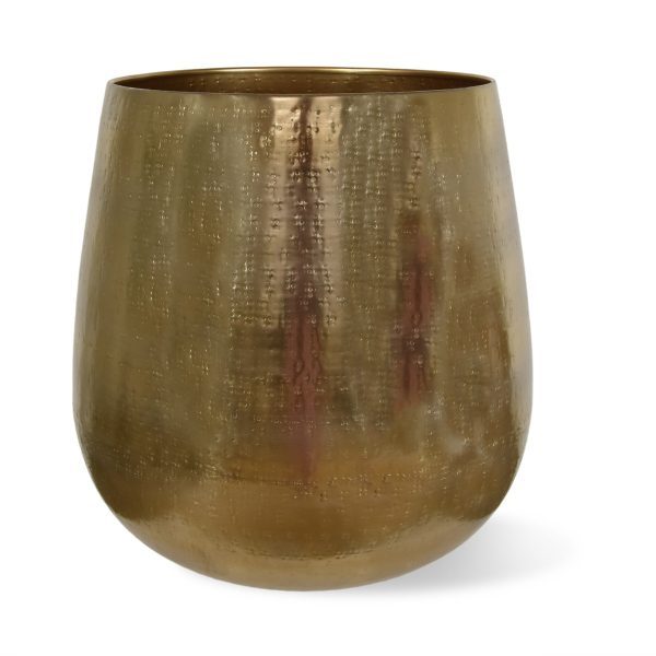 Karakter pot aluminium gold 50x50cm