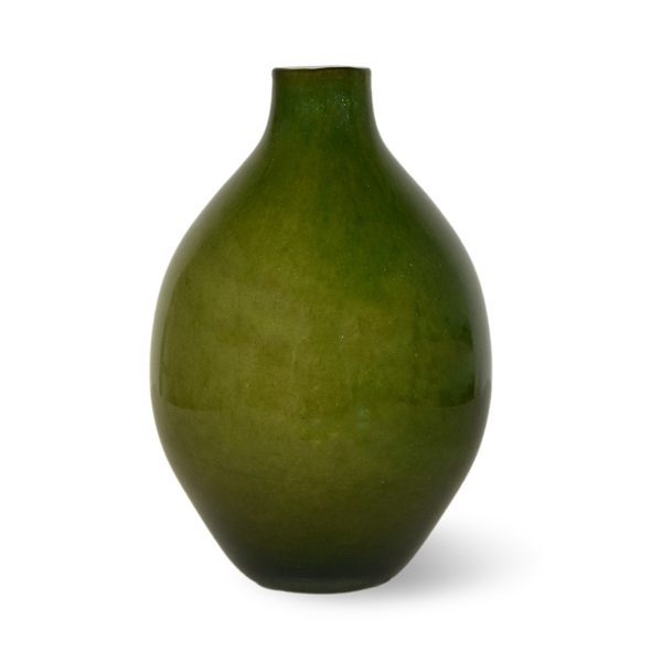 Zzing vaas 15x8 cm - mosgroen Fleur u huis op met de mosgroene vaas van Zzing. Door losse takken of bloemen te combineren met de vaas creëert u gemakkelijk een knusse plek.