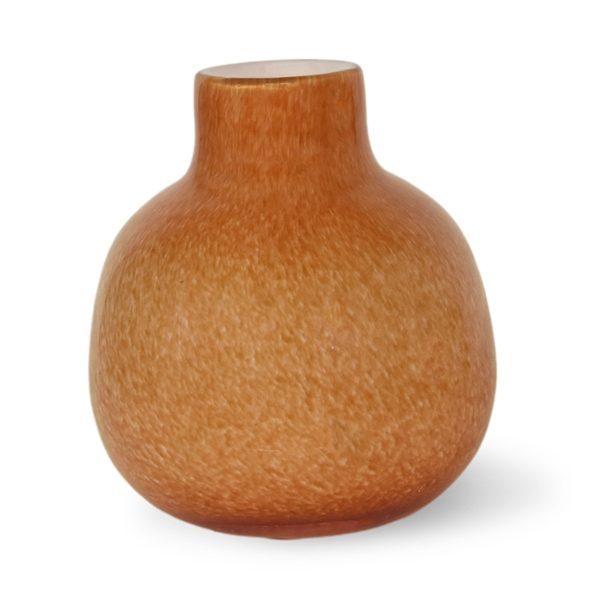 Laat je inspireren door de vintage roest kleur van de vaas. Wordt het een pluim