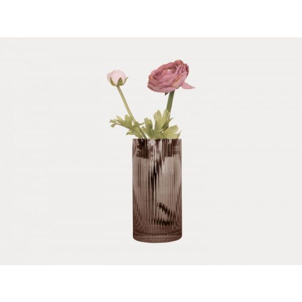 Bloemenvaas-Allure-Straight-20x-10-cm-chocoladebruin-3 Bloemenvaas Allure Straight 20x 10 cm chocoladebruin 3