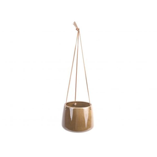 Plantenpot Hanging Pot Unique Large 134x 17 cm caramel bruin 3