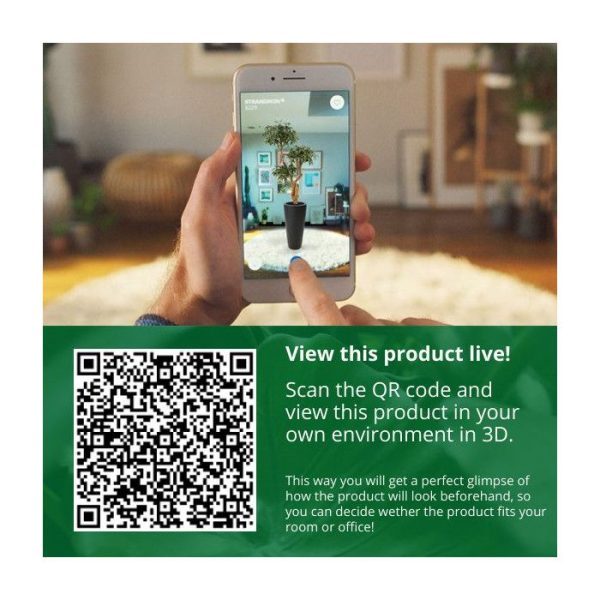 Groene kunstbomen ziet er zo verbluffend echt uit