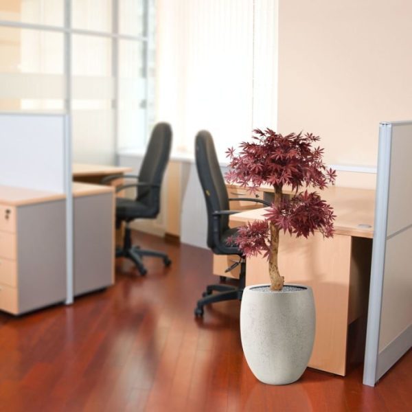 Acer Bonsai kunstboom 95 cm burgundy 6