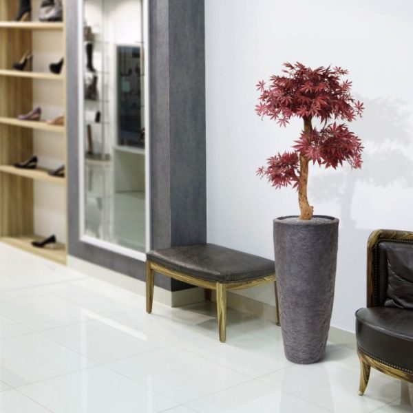 Acer Bonsai kunstboom 95 cm burgundy 7