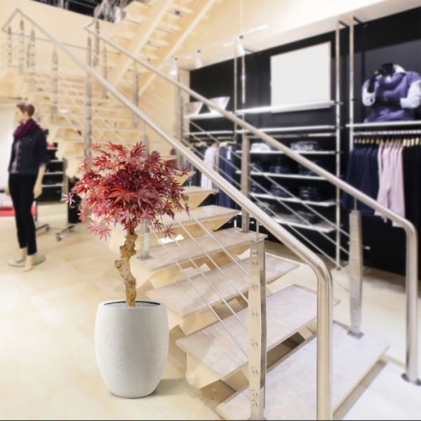 Acer kunstbonsai op stam 85 cm burgundy 9