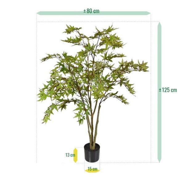 Acer kunstboom 120 cm groen 3