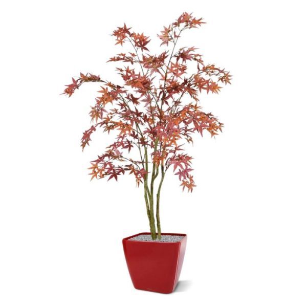 Groene kunstbomen Acer kunstboom 150 cm burgundy 2
