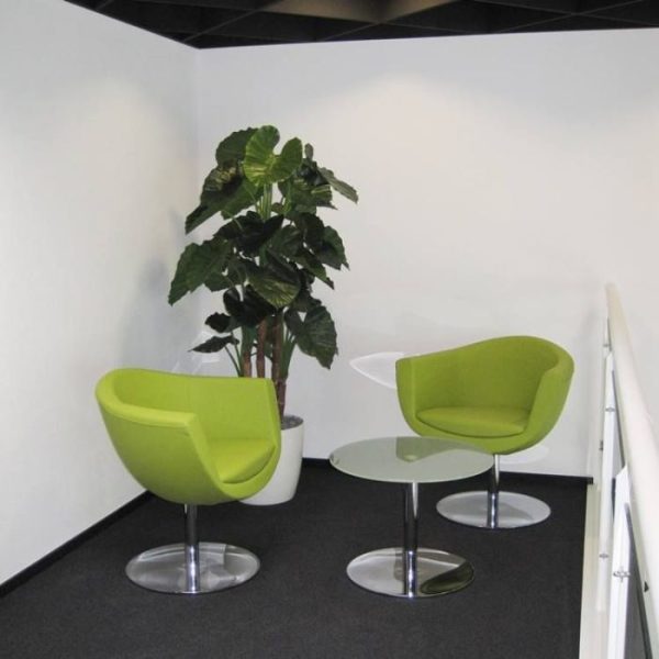 Groene kunstbomen Alocasia Calidora Kunstplant Deluxe 165 cm 2