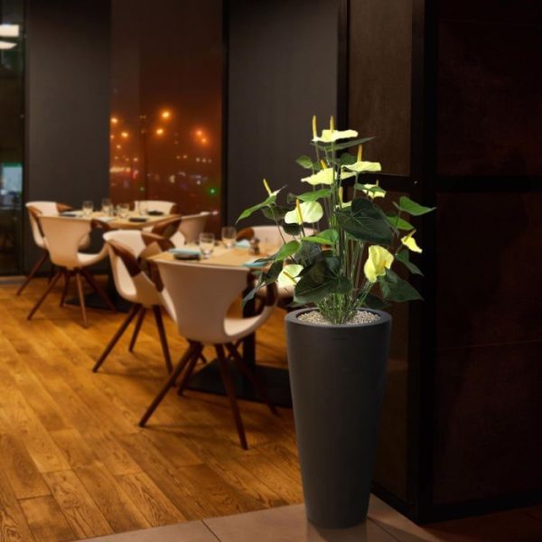 Anthurium Deluxe kunstplant 80 cm creme 5