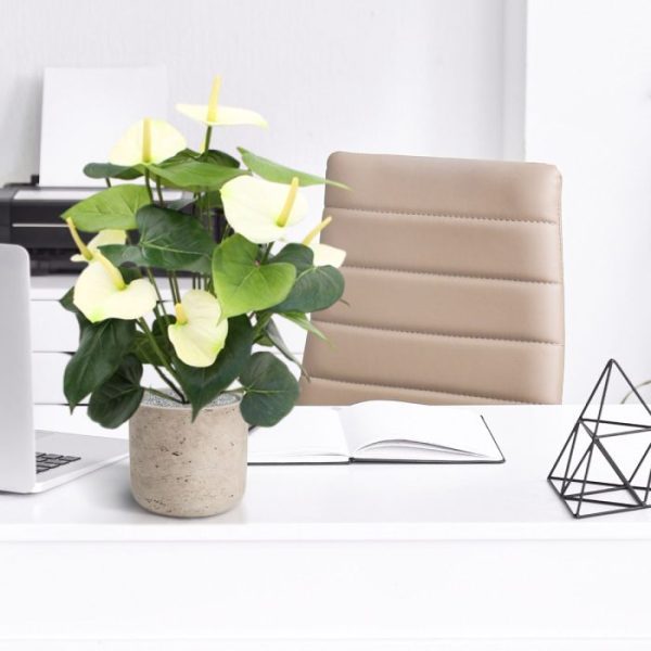 Anthurium-Deluxe-kunstplant-creme-50cm-8 Anthurium Deluxe kunstplant creme 50cm 8