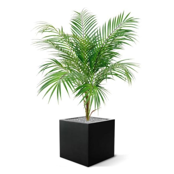 Groene kunstplanten Areca Kunstpalm boeket 80 cm 2
