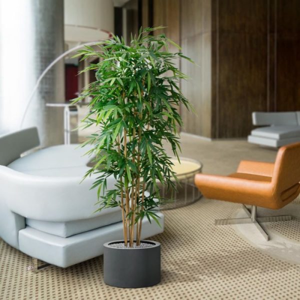 Bamboe kunstboom 210 cm 9