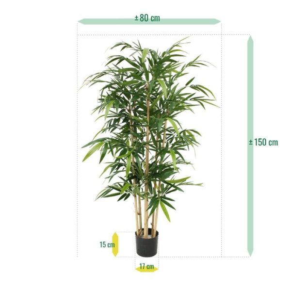 Bamboe kunstplant 150 cm 5