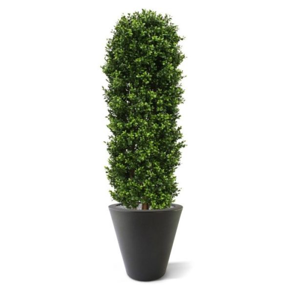 Buxus Kolom Deluxe 125 cm Deze kunstboom is geheel gemaakt vanuit een hoogwaardige pvc soort
