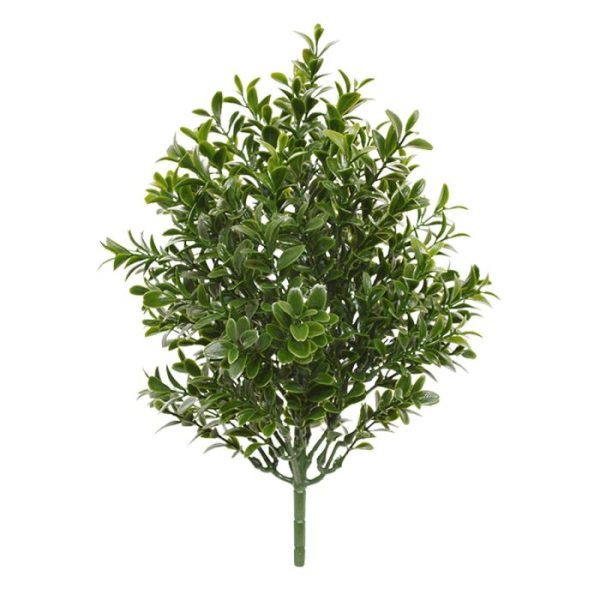 dit kunststof boeket leent zich er perfect voor! Omdat de UV-protector in de grondstof van de kunststof is verwerkt kunnen wij de garantie geven dat dit kunstboeket gedurende 8 jaar lang niet verkleurt! De hoogte van het kunstboeket is ongeveer 30 cm (inclusief steel van 5