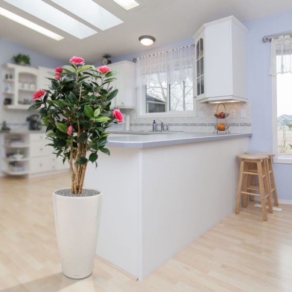 Camelia-Japonica-Kunstplant-Deluxe-100-cm-rose-8 Camelia Japonica Kunstplant Deluxe 100 cm rose 8