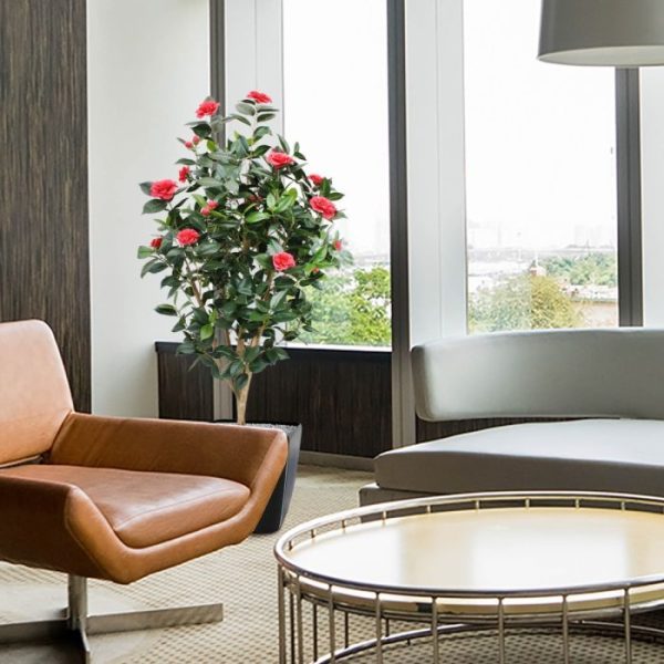 Camelia-Japonica-Kunstplant-Deluxe-150-cm-rose-6 Camelia Japonica Kunstplant Deluxe 150 cm rose 6