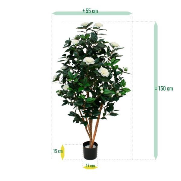 Camelia-Japonica-kunstboom-deluxe-150-cm-creme-3 Camelia Japonica kunstboom deluxe 150 cm creme 3