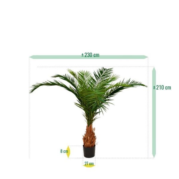 Canarie Phoenix Kunstpalm Deluxe 210 cm 5