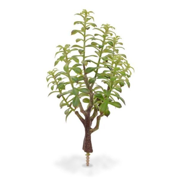 Crassula Bonsai kunstboeket 40 cm grijs 2