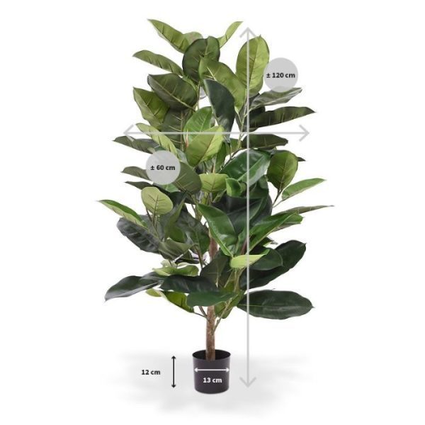 Nieuw - Elastica Robusta kunstboom 120 cm groen