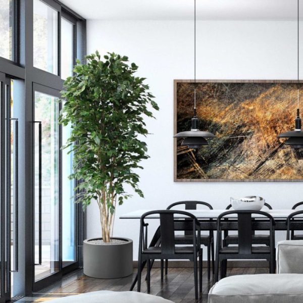 Ficus Exotica Deluxe kunstboom 210 cm groen 9