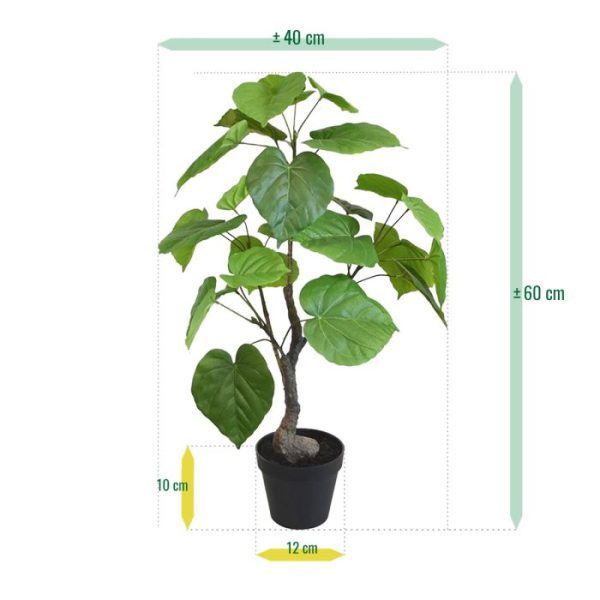 Ficus Umbellata kunstplant 60 cm 3