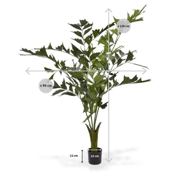 Fishtail kunstpalm 130 cm Nieuw - Fishtail kunstpalm 125 cm