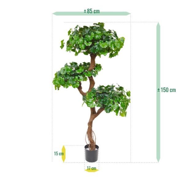 Ginkgo-Bonsai-kunstboom-150-cm-10 Ginkgo Bonsai kunstboom 150 cm 10