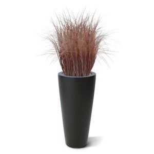 Dit kunst Grasboeket 80 cm rood is perfect te gebruiken om plantenbakken mee op te steken. Door zijn opbouw staat het kunstgras bijzonder goed op hoge potten