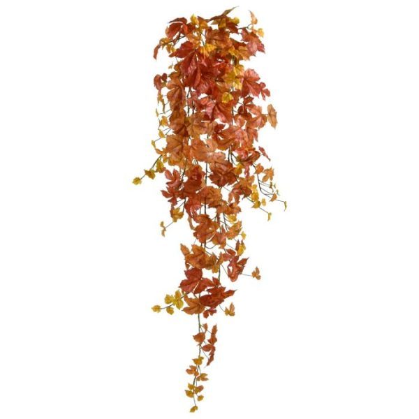 Herfst kunsthangplant Maple 120cm oranje Herfst kunsthangplant Maple 120cm oranje 2