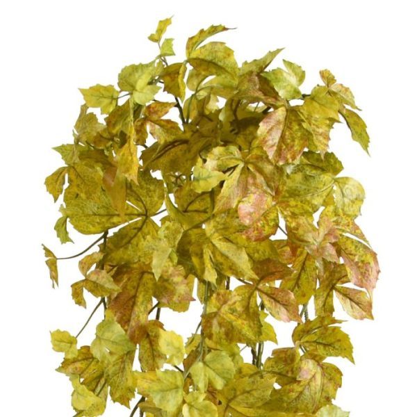 Herfst kunsthangplant Maple 90cm geel 3