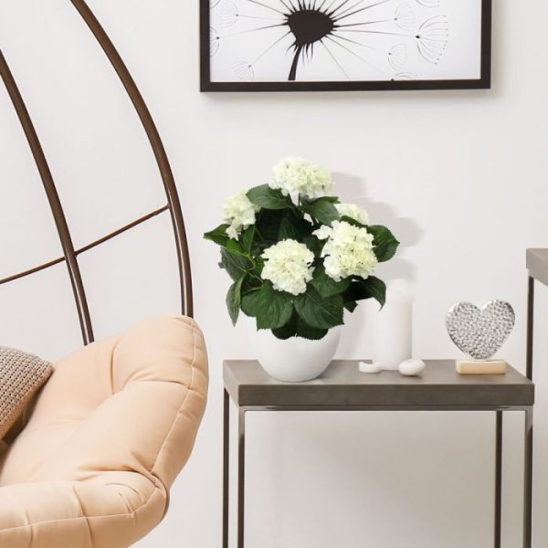 Hortensia-Deluxe-kunstplant-45-cm-creme-6 Hortensia Deluxe kunstplant 45 cm creme 6