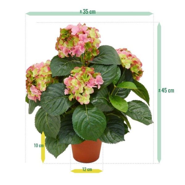 Hortensia-Deluxe-kunstplant-45-cm-roze-6 Hortensia Deluxe kunstplant 45 cm roze 6