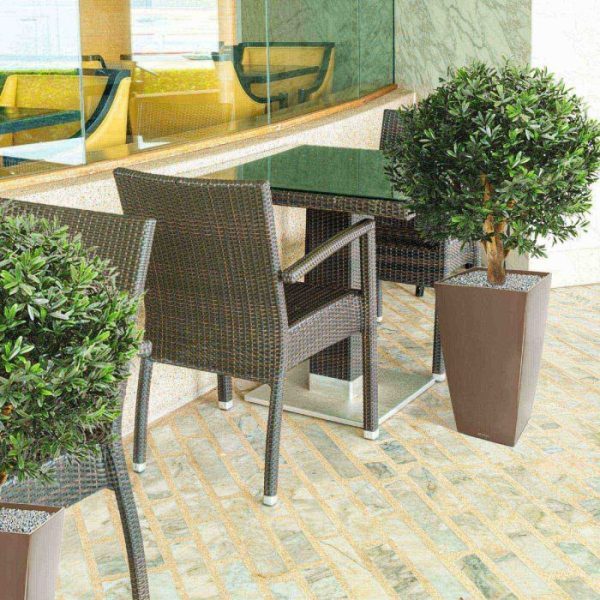 Ilex bol kunstplant 55 cm UV 4