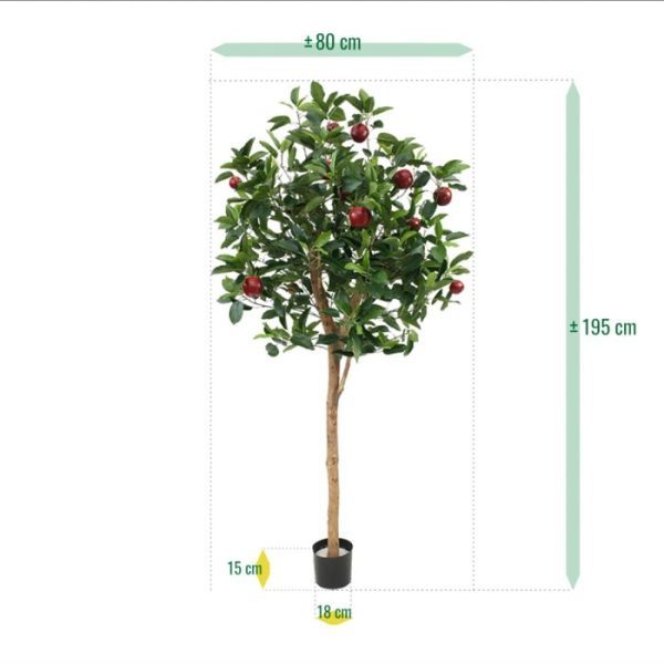 Kunst-Appelboom-Deluxe-195-cm-5 Kunst Appelboom Deluxe 195 cm 5