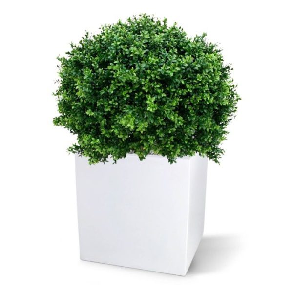 Groene kunstplanten Kunst Buxus Bol Deluxe 80 cm 2
